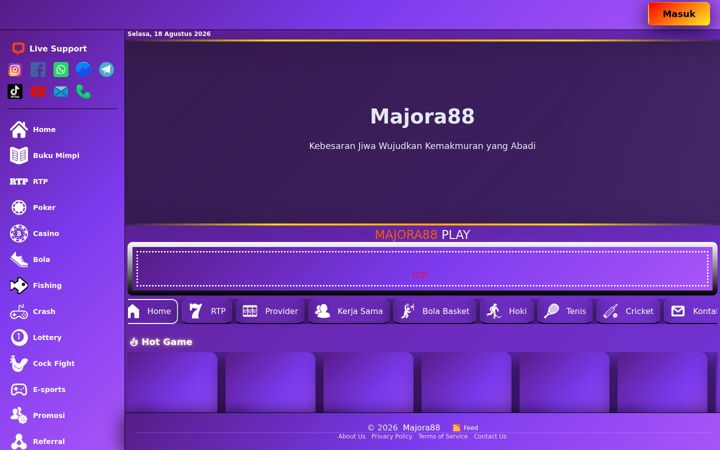 Screenshot of majora88.org