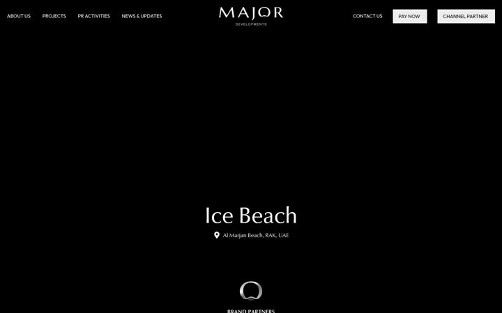 Screenshot of majordevelopments.ae