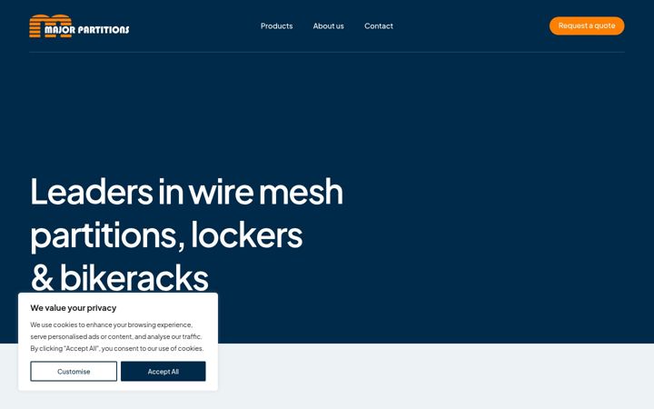 Screenshot of majorpartitions.com