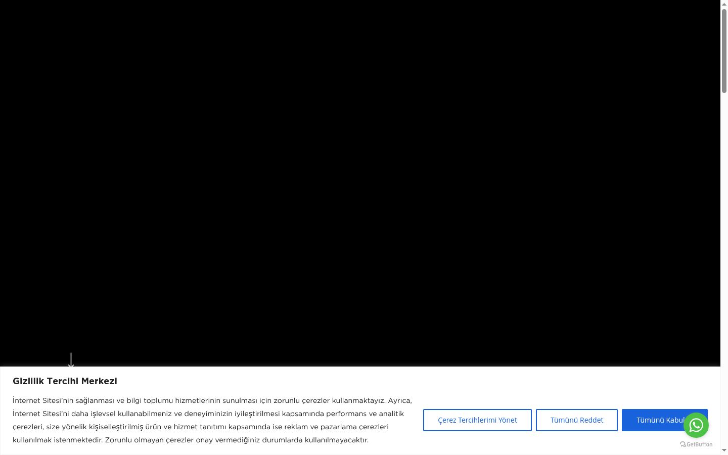 Screenshot tal-banner tal-kunsens muri qabel kwalunkwe interazzjoni
