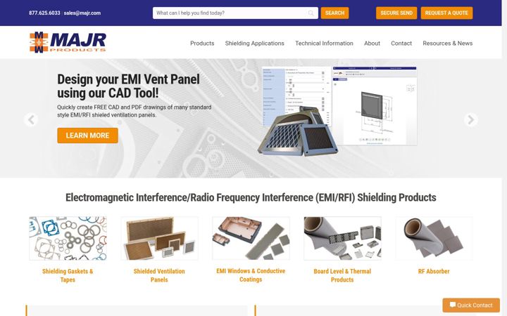 Screenshot of majr.com
