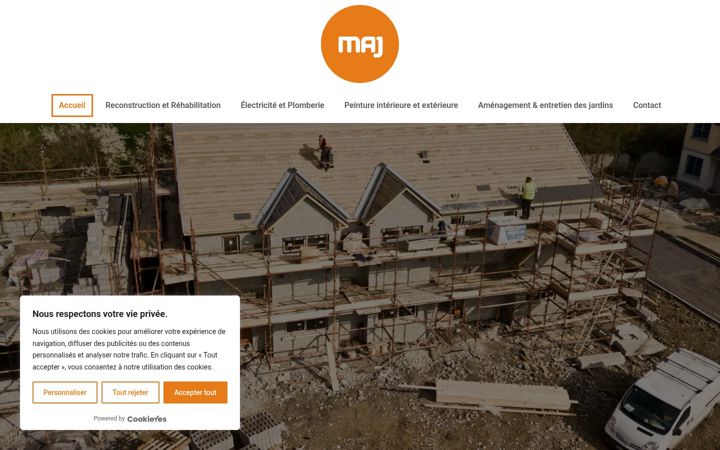 Screenshot of majreno.com