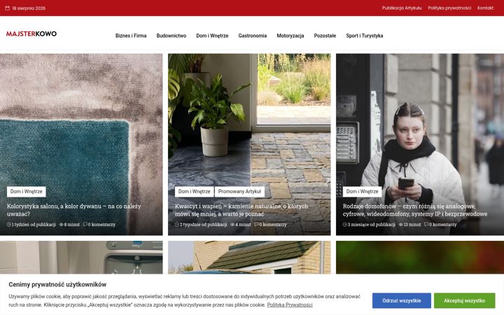 Screenshot of majsterkowo.com