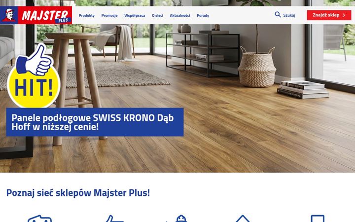 Screenshot of majsterplus.com