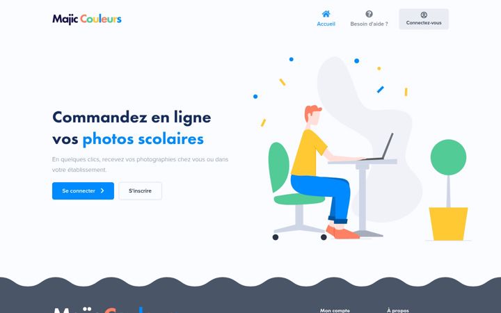 Screenshot of majstudio.fr