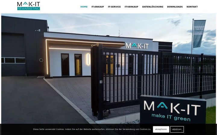 Screenshot of mak-computer.com