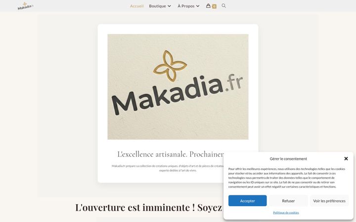 Screenshot of makadia.fr