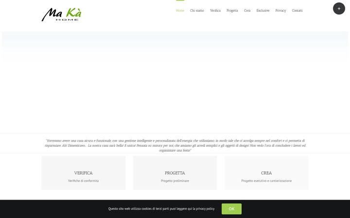 Screenshot of makahome.it