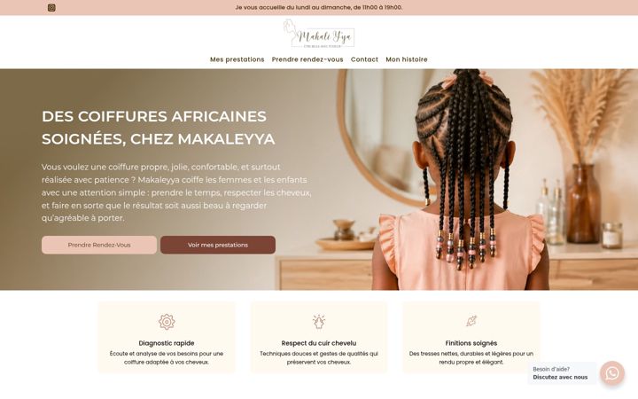 Screenshot of makaleyya.com