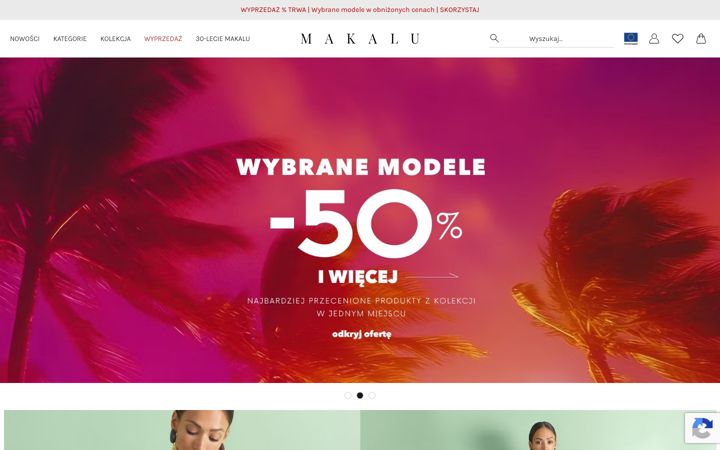 Screenshot of makalu.com.pl
