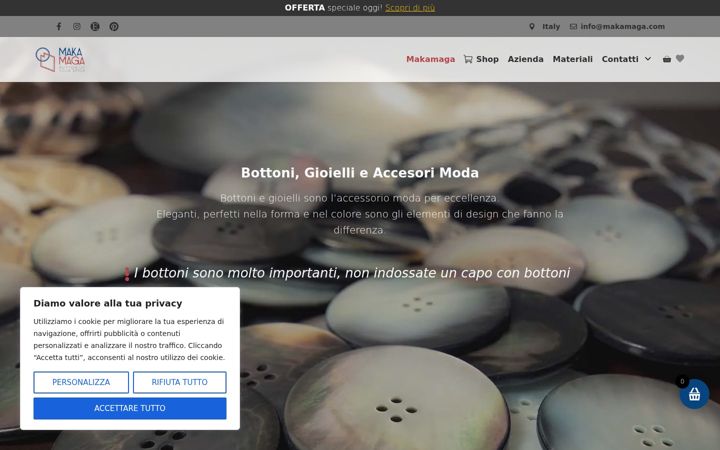 Screenshot of makamaga.com