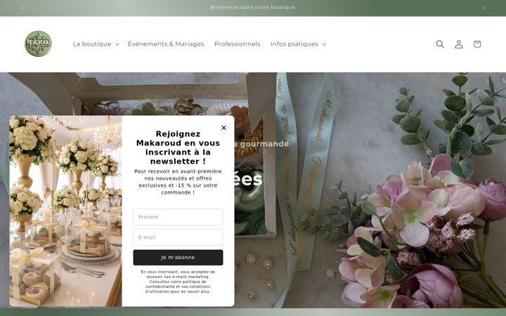 Screenshot of makaroud.fr
