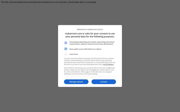 Screenshot of makarronn.com.tr