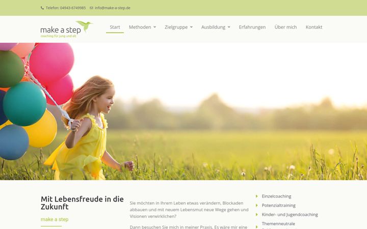Screenshot of make-a-step.de
