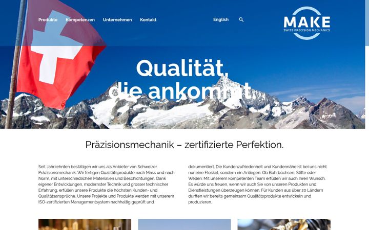 Screenshot of make-ag.ch