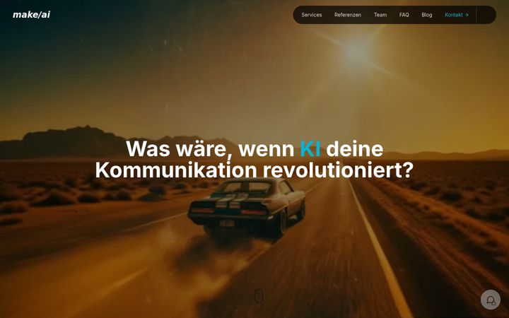Zrzut ekranu make-ai.de