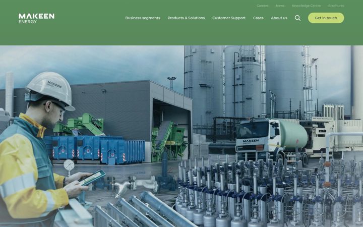 Screenshot of makeenenergy.com