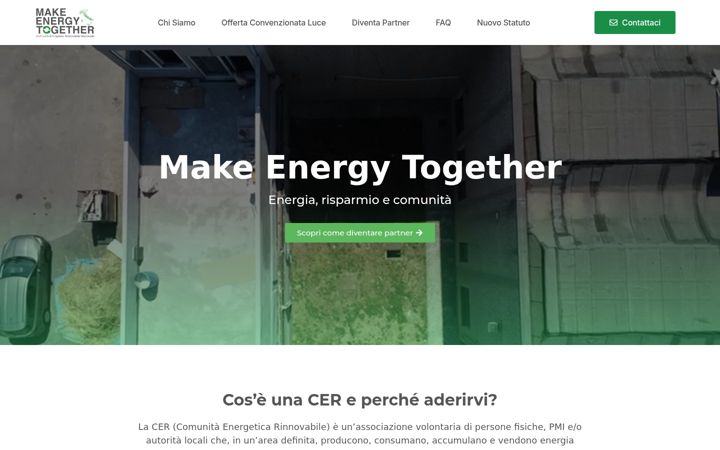 Ekrano kopija makeenergytogether.it