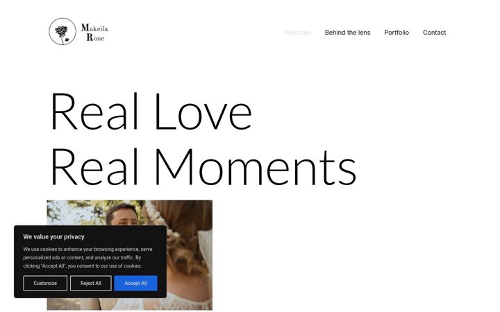 Screenshot of makeilarose.com