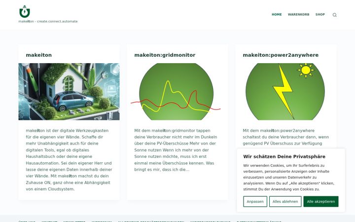 Screenshot of makeiton.de