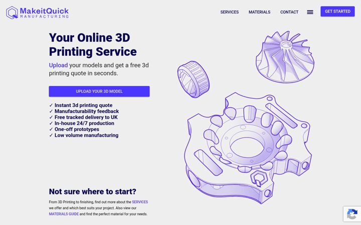 Screenshot of makeitquick.co.uk