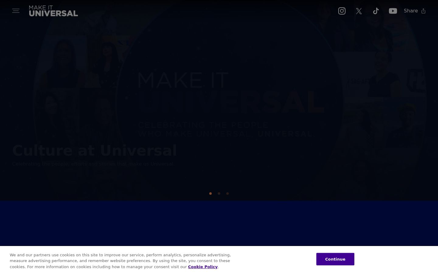 Screenshot des Einwilligungsbanners vor jeglicher Interaktion