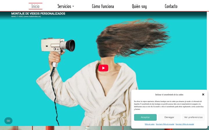 Screenshot of makeitvideo.es