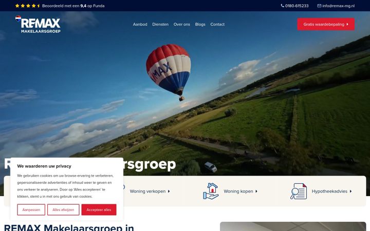 Screenshot of makelaars-in-rhoon.nl