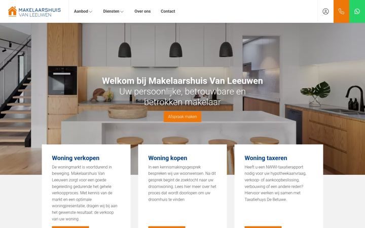 Screenshot of makelaarshuisvanleeuwen.nl
