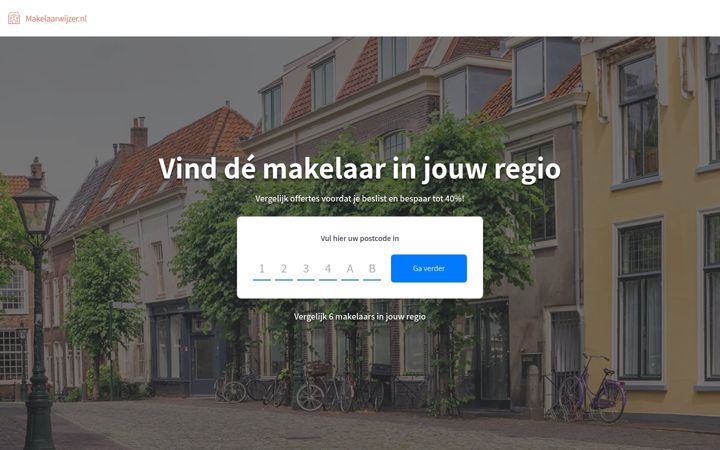 Screenshot of makelaarwijzer.nl