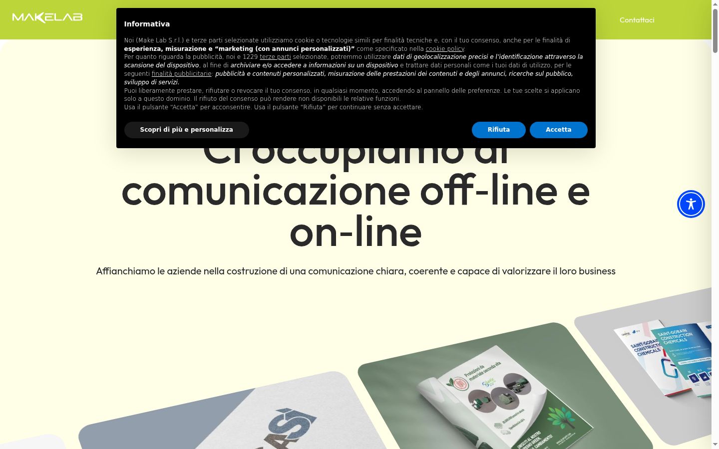 Screenshot tal-banner tal-kunsens muri qabel kwalunkwe interazzjoni