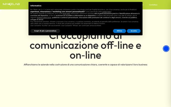 Screenshot of makelab.it