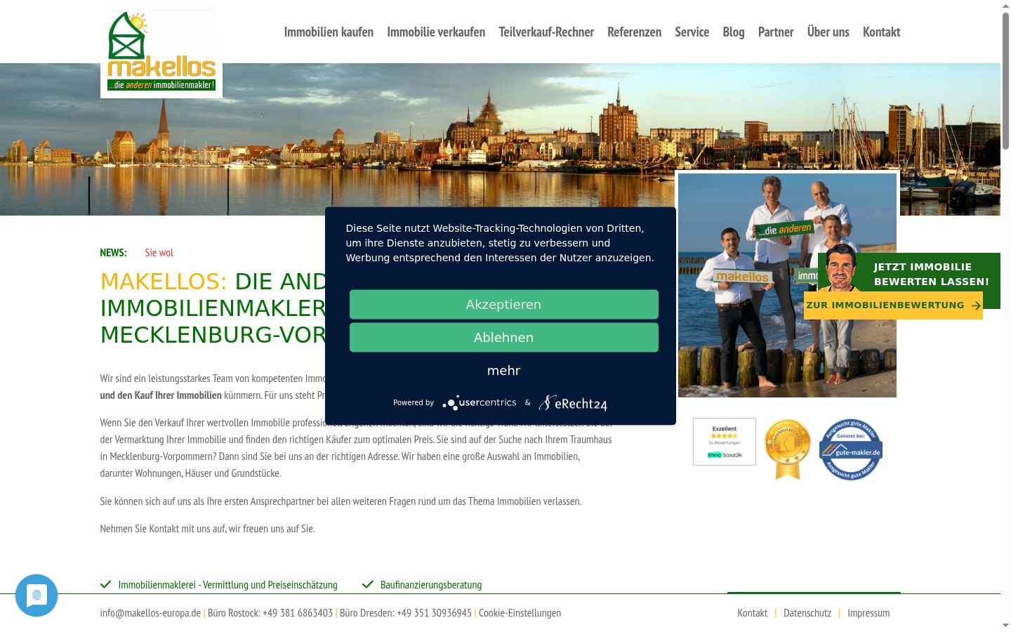 Sutikimo reklamjuostės, rodytos prieš bet kokią sąveiką, ekrano kopija