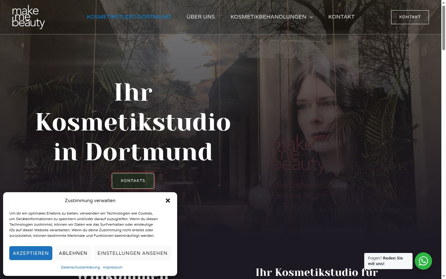 Sutikimo reklamjuostės, rodytos prieš bet kokią sąveiką, ekrano kopija