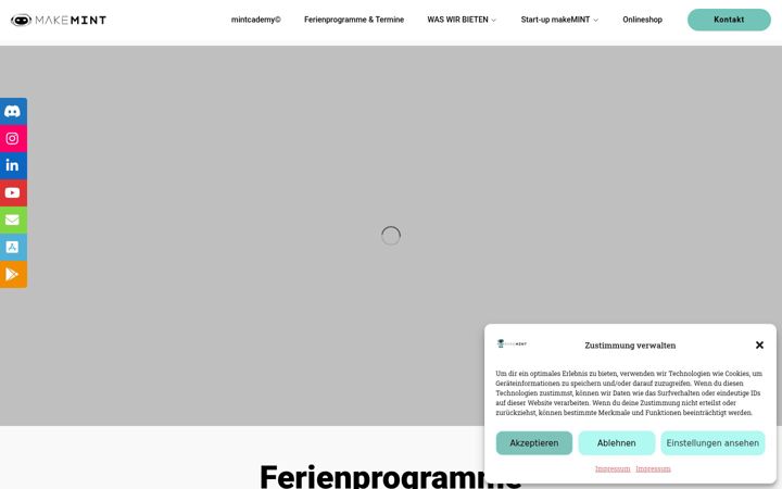 Screenshot of makemint.org