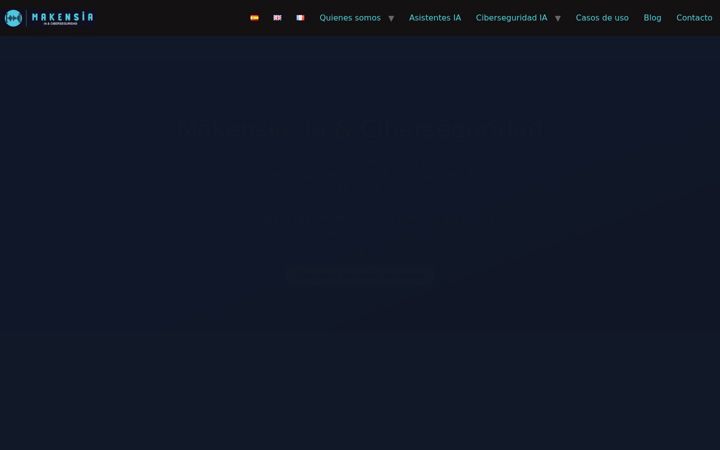 Screenshot of makensia.com