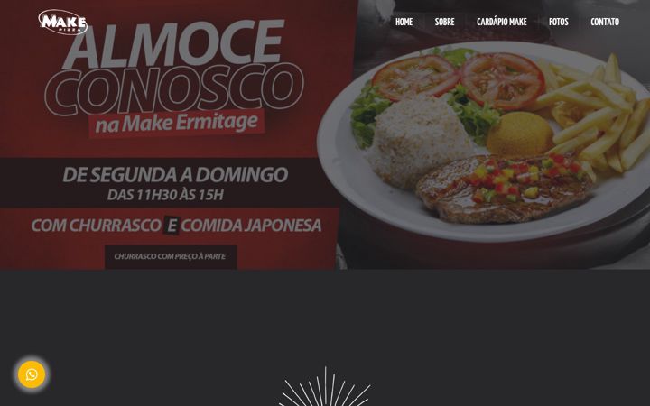 Screenshot of makepizza.com.br