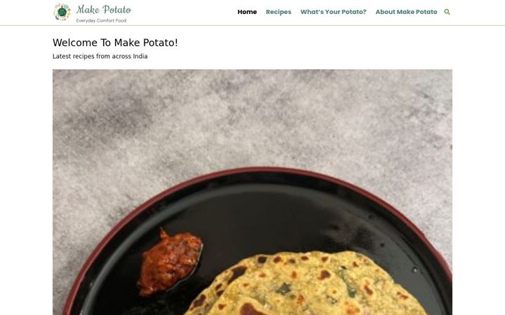 Screenshot of makepotato.com