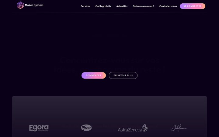 Screenshot of maker-system.com