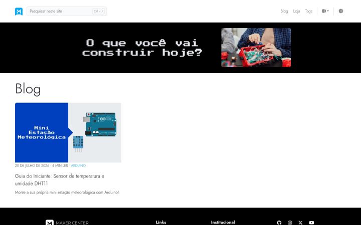Screenshot of makercenter.com.br