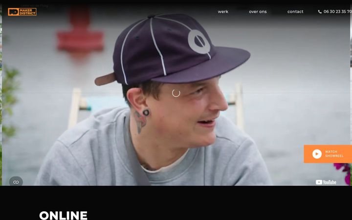 Screenshot of makerdistrict.nl