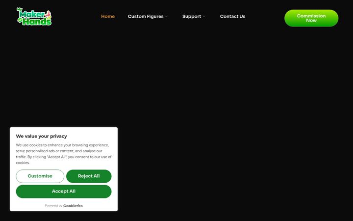 Screenshot of makerhands.com