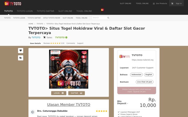 Screenshot of makeriet.org