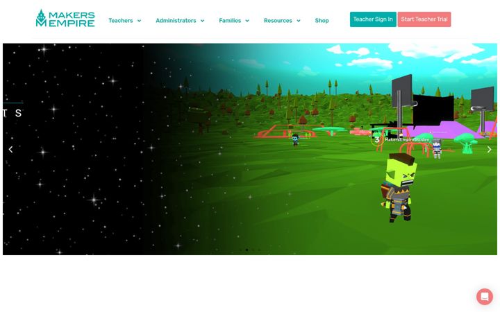 Snímek obrazovky makersempire.com