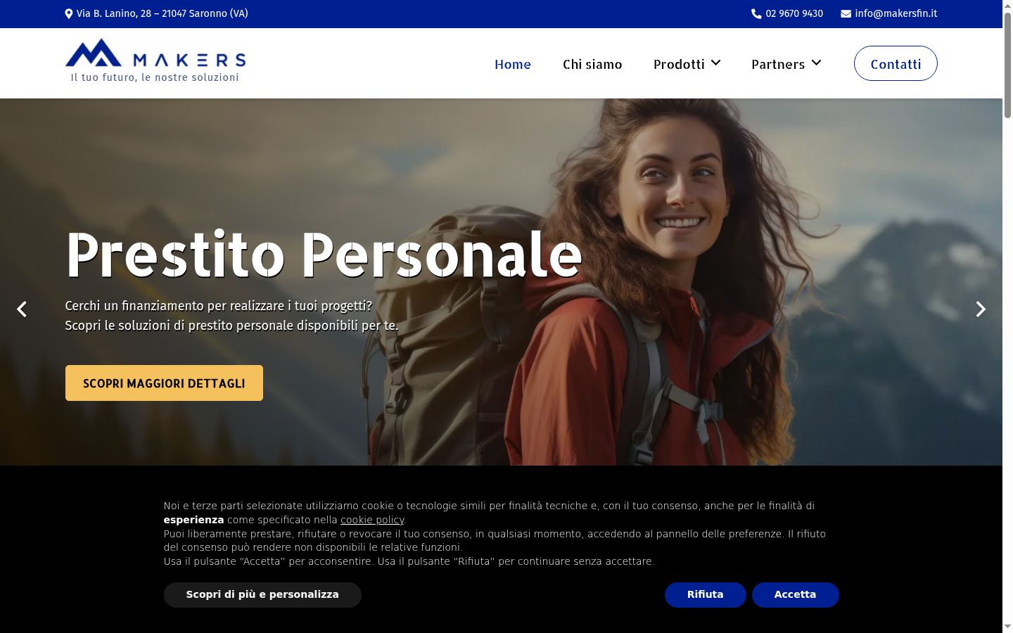 Sutikimo reklamjuostės, rodytos prieš bet kokią sąveiką, ekrano kopija