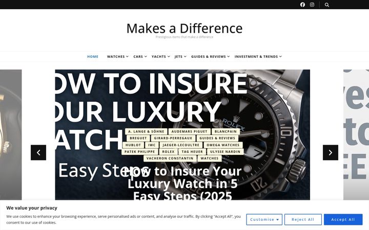 Screenshot of makesadifference.eu