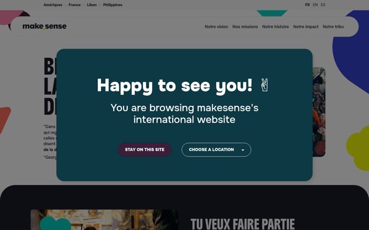 Screenshot of makesense.org