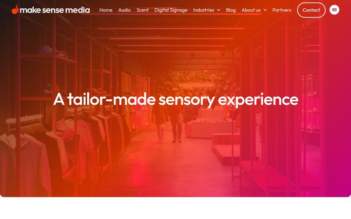 Screenshot of makesensemedia.eu