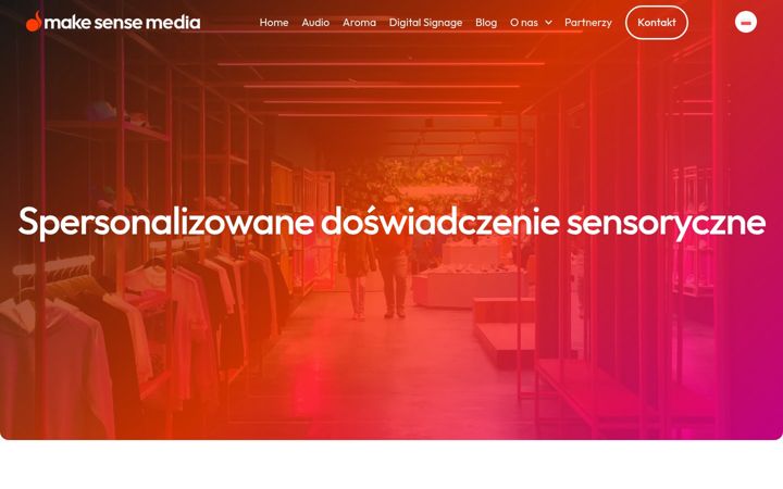 Screenshot of makesensemedia.pl