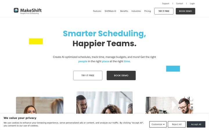 Screenshot ta' makeshift.ca